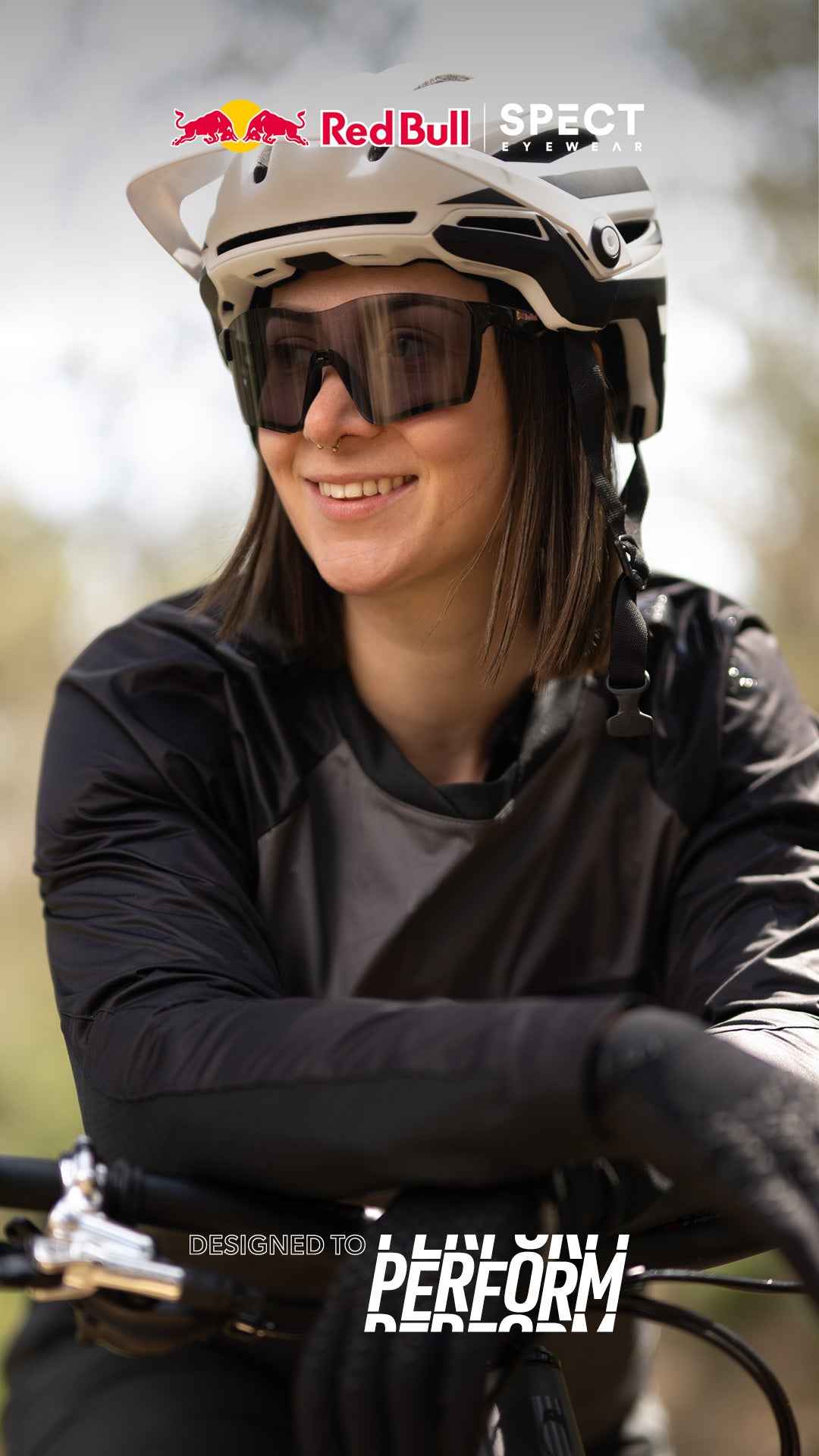 Red Bull Spect Sonnenbrille FUSE blau mit verspiegeltem braunem Glas