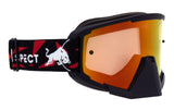 Red Bull Spect Motocrossbrille WHIP schwarz mit rot-gelbem Glas