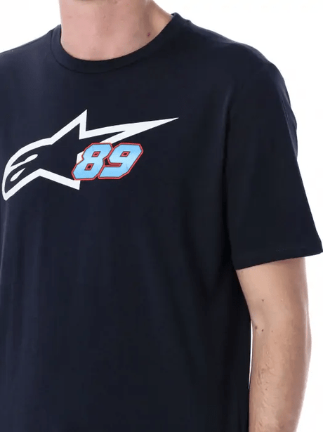 Jorge Martín T-Shirt – Alpinestars dunkelblau