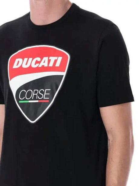 Ducati Corse T-Shirt mit Ducati-Logo schwarz