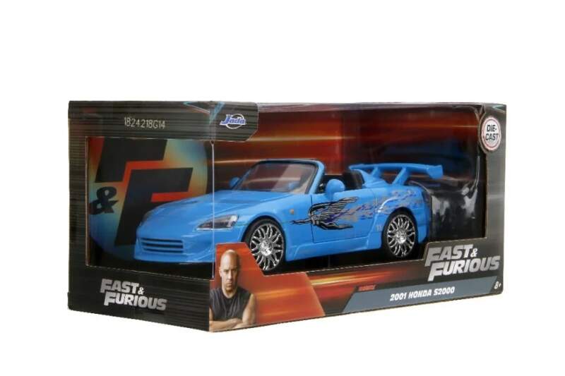Modell Fast & Furious Honda S2000 blau