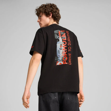 Puma F1 Drive to Survive Oversized T-Shirt – Schwarz
