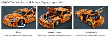 LEGO Bauset Fast & Furious Toyota Supra MK4