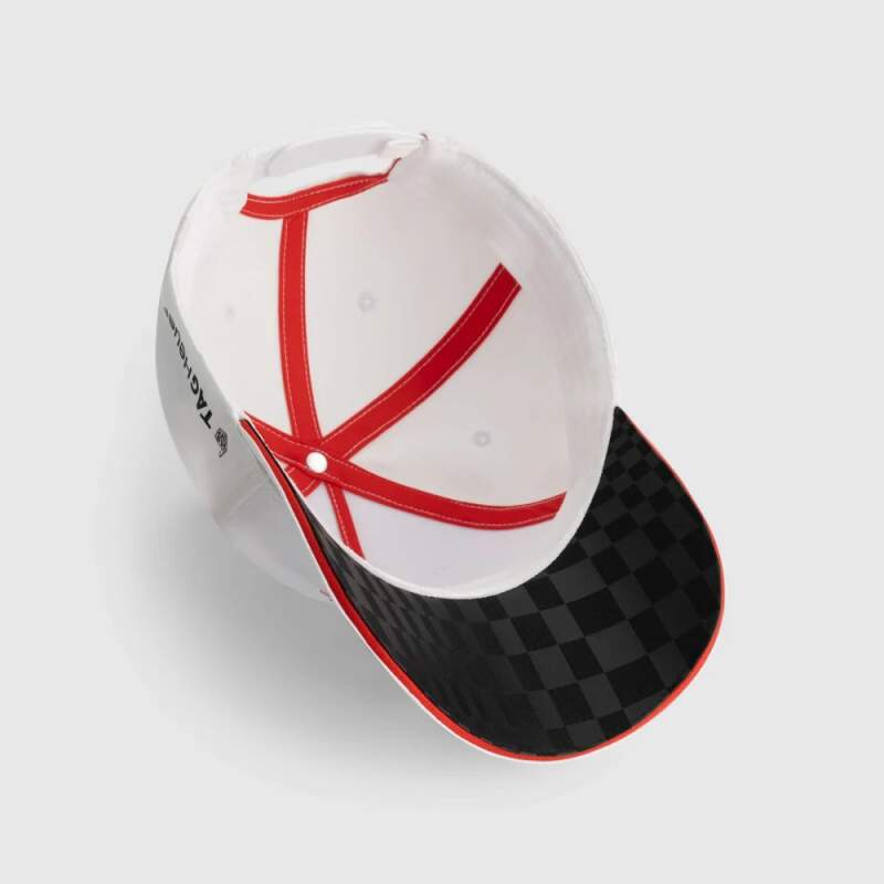 Porsche Motorsport team cap with sponsor logos, white