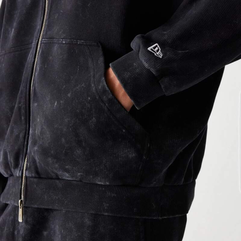 McLaren F1 NE GRPHC casual zip-up sweatshirt, washed black