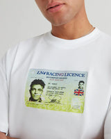Lando Norris LN4 LICENSE T-Shirt – Weiß