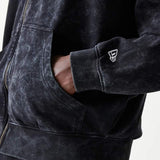 Oracle Red Bull Racing NE LINEAR zip-up sweatshirt, black - oversize