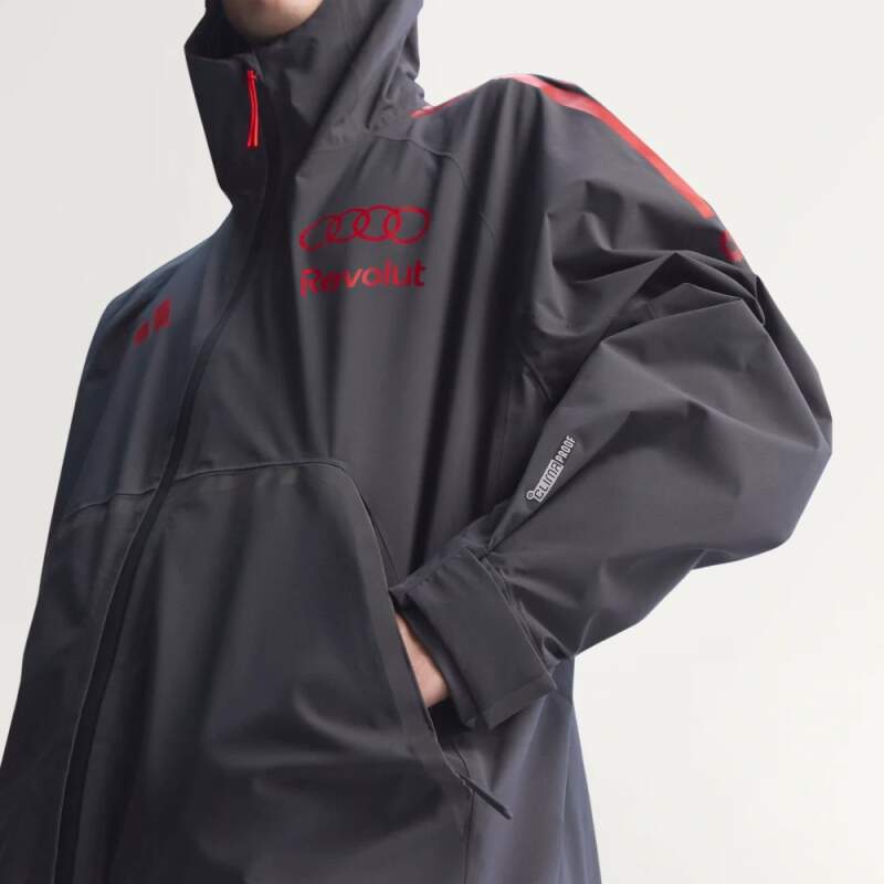 Audi Revolut F1 x Adidas leichte Jacke grau mit Sponsorenlogos - Team Edition
