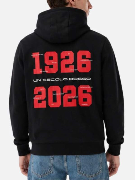 Men's Ducati Corse black sweatshirt - 100th years DUCATI edition