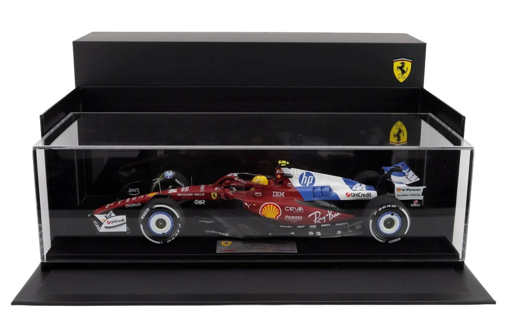 LookSmart Scuderia Ferrari SF-25 L. Hamilton Model 1:18 – Miami GP 2025