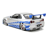 Modell Fast & Furious Nissan Skyline R34 2002
