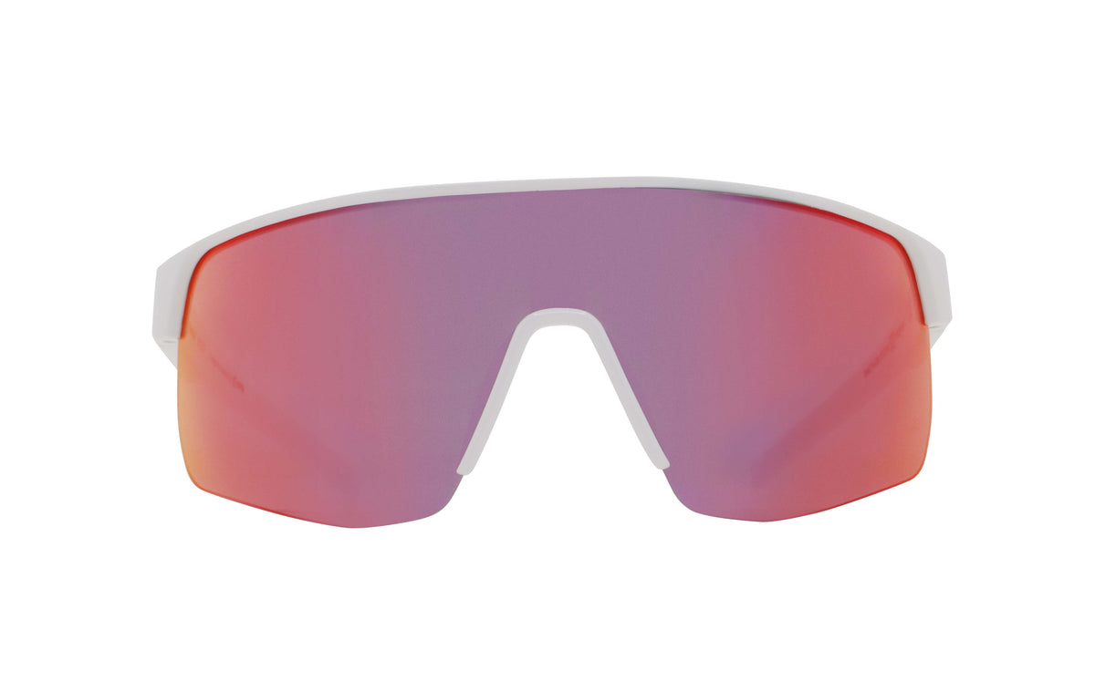 Red Bull Spect DAKOTA sunglasses white with blue-red lens