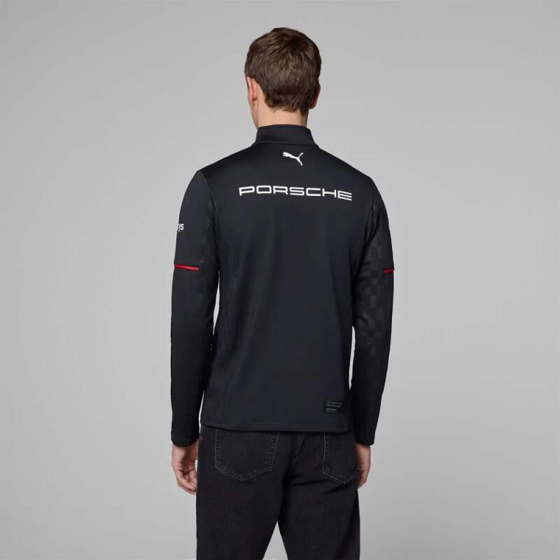 Porsche Motorsport team sweatshirt with sponsor logos
