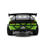 Fast & Furious Dodge Challenger SRT8 off-road 1:24 model green and black