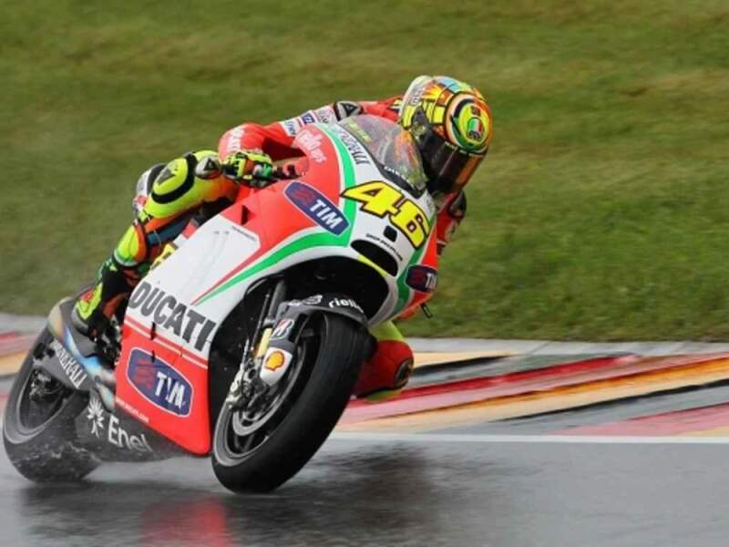 Valentino Rossi MotoGP Ducati 2012 helmet model