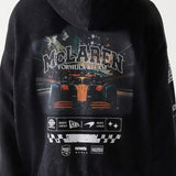 McLaren F1 NE GRPHC casual zip-up sweatshirt, washed black