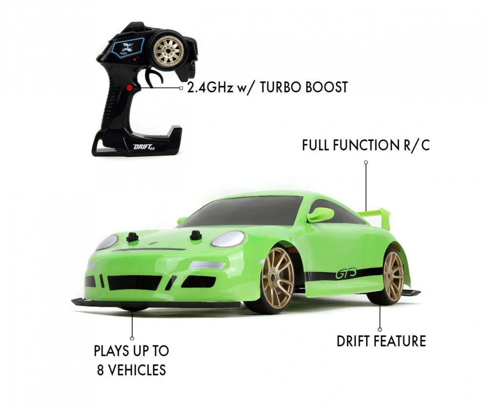 Jada Fast & Furious Porsche 911 GT3 (997) Drift RC-Auto im Maßstab 1:10