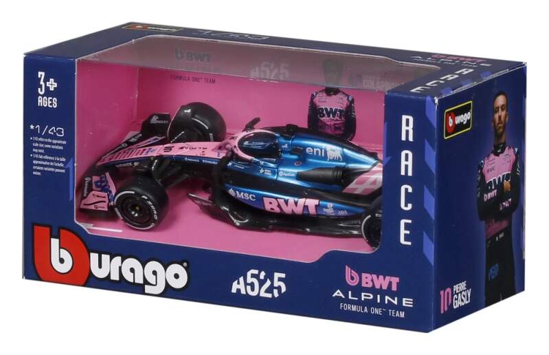 Modell Alpine F1 A525 BBurago #10 Pierre Gasly 2025