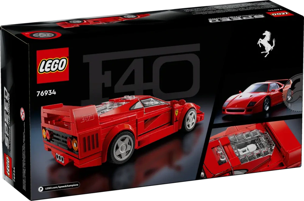 LEGO Speed Champions 76934 Ferrari F40 Building Set
