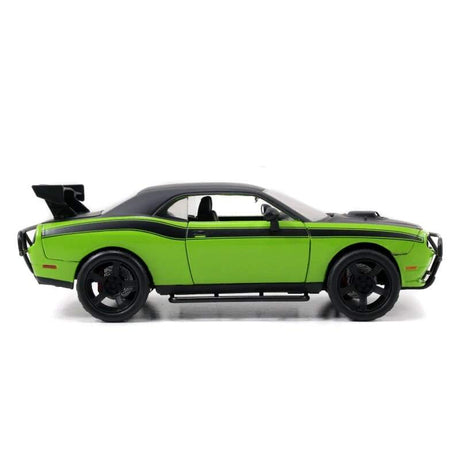 Fast & Furious Dodge Challenger SRT8 off-road 1:24 model green and black