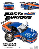 Solido Fast & Furious Tokyo Drift Nissan Silvia S15 Mona Lisa 2006 Model 1:18