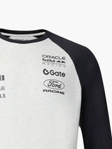 Oracle Red Bull Racing Classic Team-Langarmshirt mit Sponsorenlogos – Grau