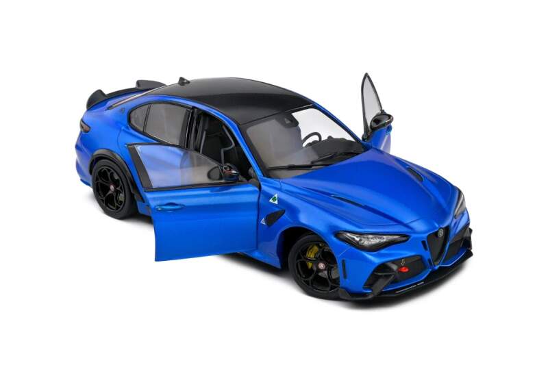 Modell Solido Alfa Romeo Giulia GTA blau