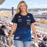 Williams F1 Team #55 Carlos Sainz Damen-T-Shirt – Team Edition – Illustrationsfoto (KI)