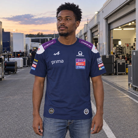 Yamaha Pramac Team T-Shirt with Sponsor Logos – ilustrační foto (AI)